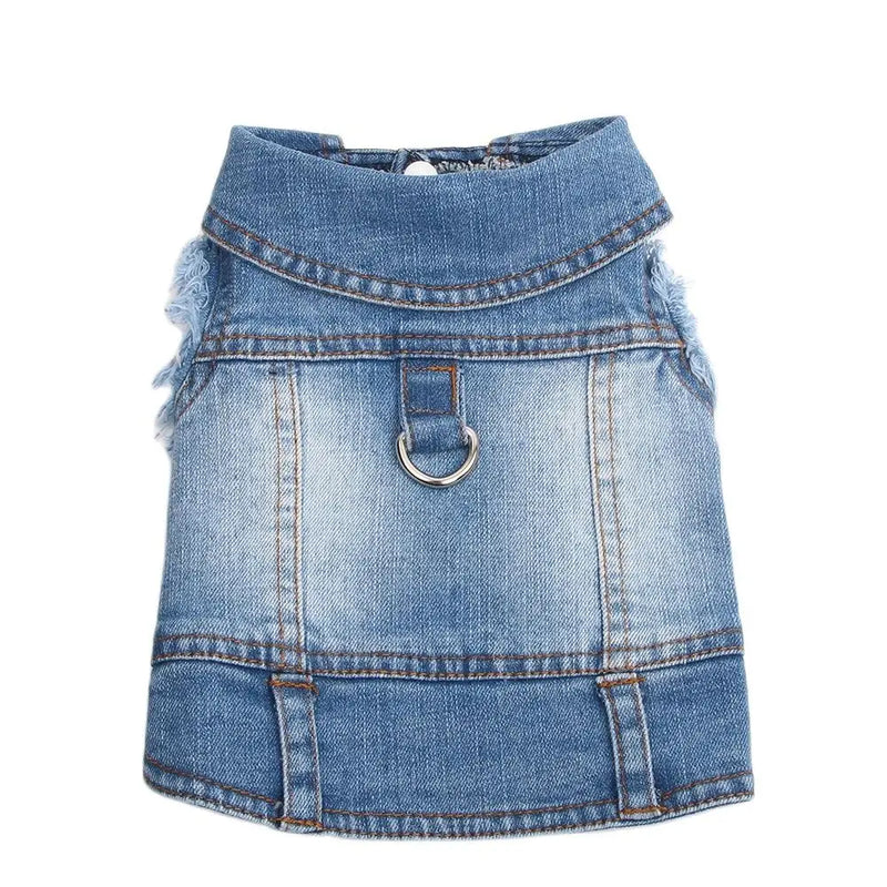 Denim Jeans Coat for Dogs and Cats - Spring Autumn