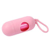 Capsule-Shaped Dog Waste Bag Dispenser with Clip