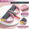 4-Tube Resistance Bands with Handles and Foot Pedals for Full-Body Strength Training