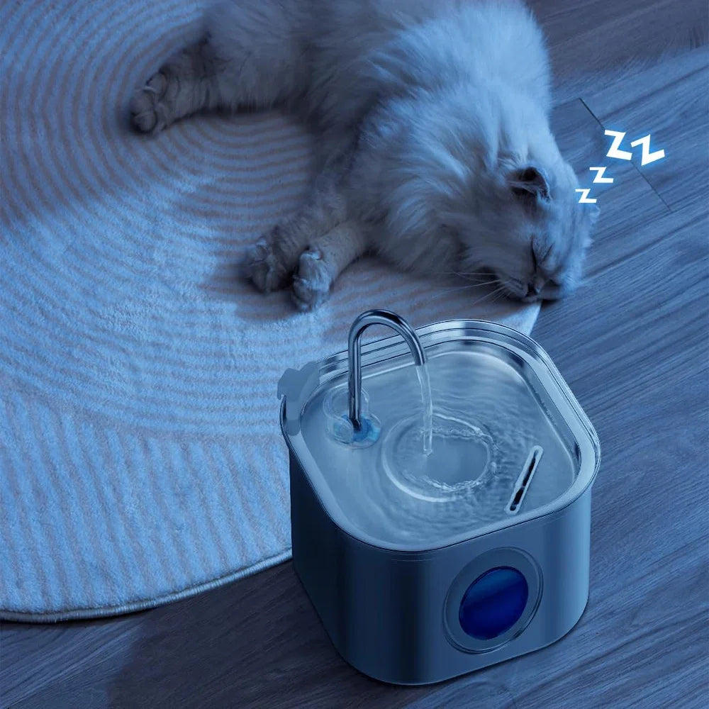 Stainless Steel Automatic Pet Water Fountain with Visual Window
