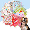 Cotton Triangle Bandana for Dogs and Cats