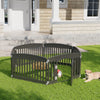 Expandable Plastic Dog Playpen with Door - 6 Panel
