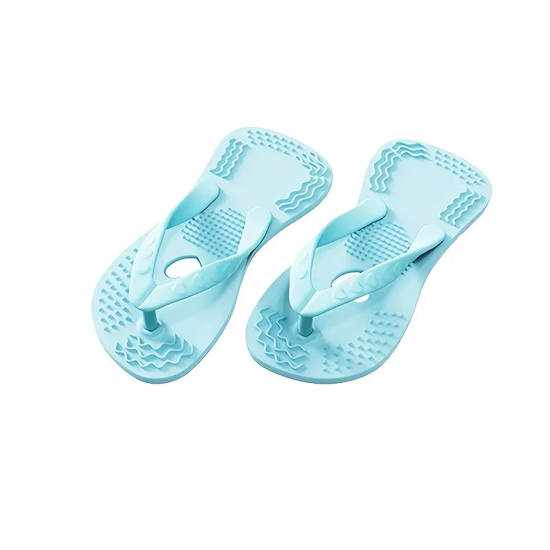 Heart-Shaped Silicone Chew Toy Slippers for Puppies