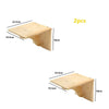 Wall-Mounted Cat Climbing Shelf Set with Hammock and Scratching Posts