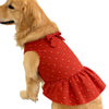 Summer Dog Dress - Lightweight Printed Apparel for Large Breeds