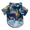 Hawaiian Leaf Print Summer Shirt for Small Dogs & Cats