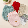 Cozy Fleece Dog Sweater for Small & Medium Breeds