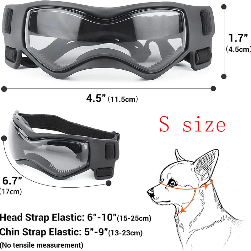 Gafas de Sol UV Ajustables para Perros