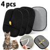 Pet Grooming Gloves - Double-Sided Hair Removal Mitt for Cats and Dogs