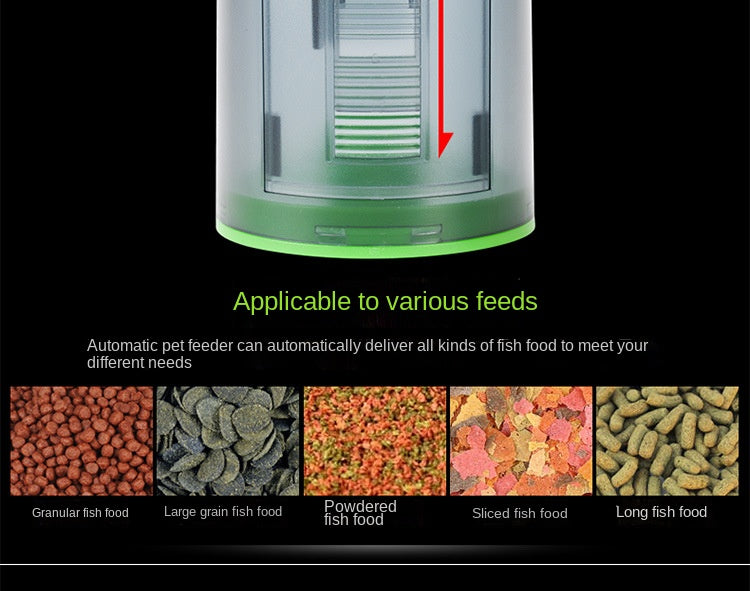 Automatic Fish Tank Feeder with Timed Dispense