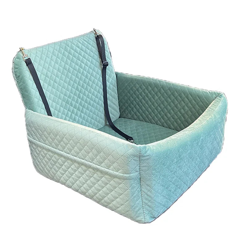 Washable Dog Car Seat with Removable Orthopedic Cushion