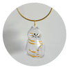 Pet Memorial Hair Keepsake Keychain with Transparent Storage Pendant