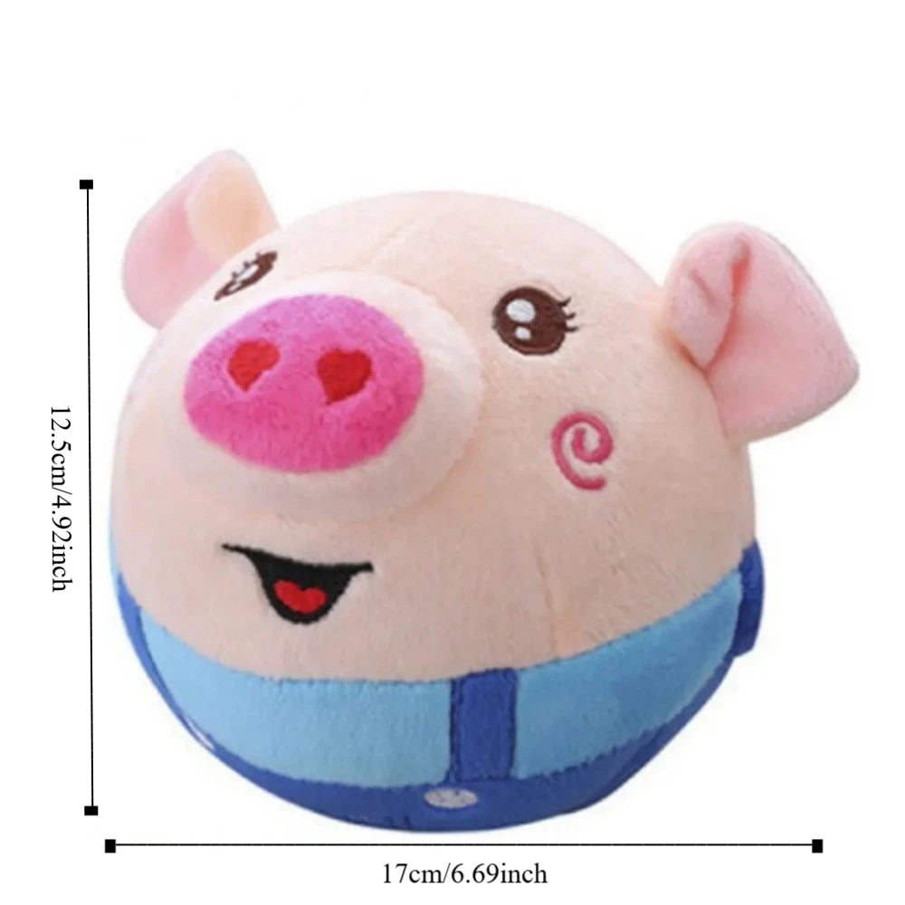 Interactive Singing Plush Dog Toy with Bouncing Motion