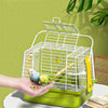 Portable Double Shoulder Bird Carrier Bag with Perch