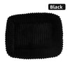 Cozy Rectangle Plush Pet Bed with Removable Cover