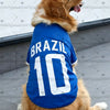 Breathable Football Jersey Pet Vest for Small and Medium Dogs