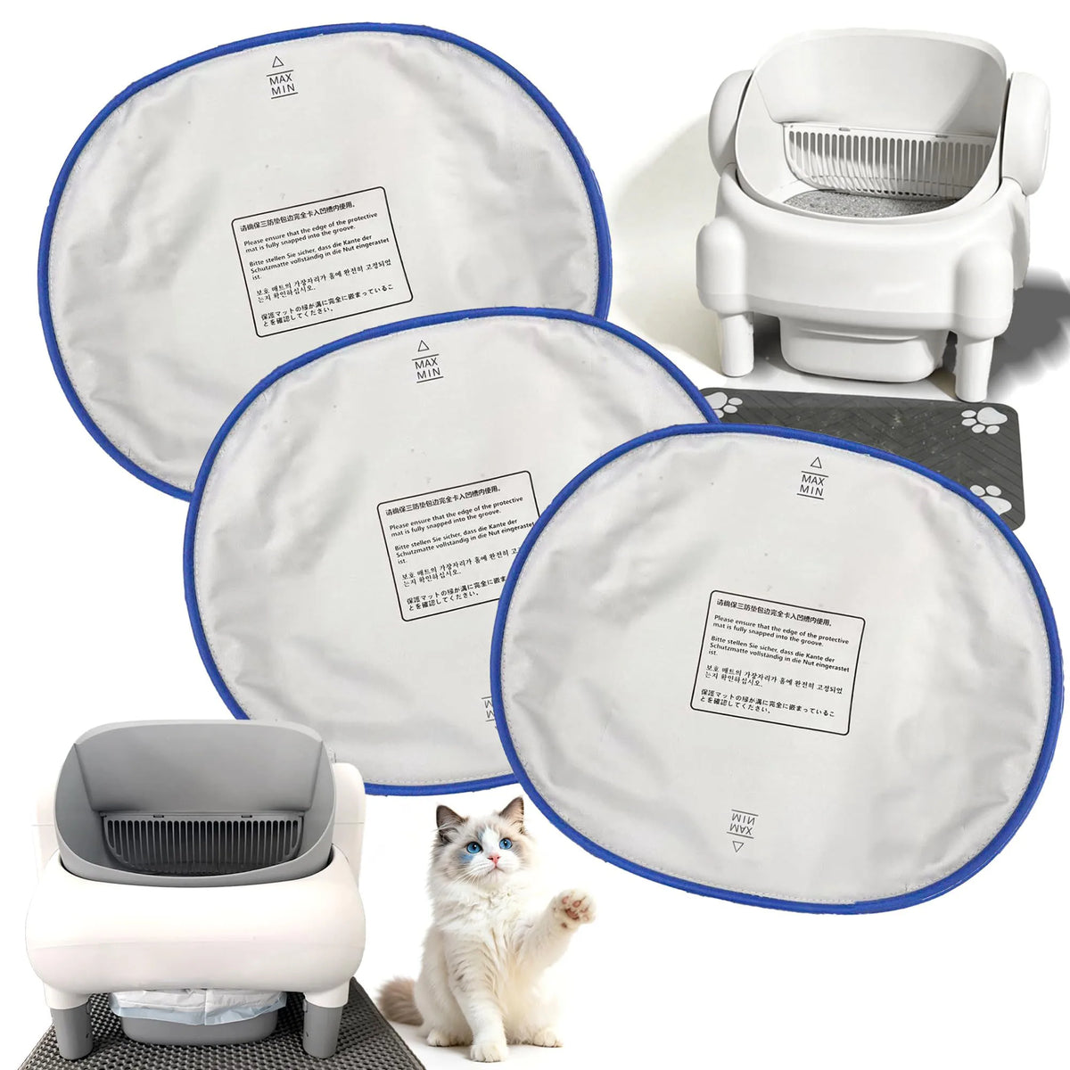 Waterproof Replacement Mat for Automatic Cat Litter Boxes