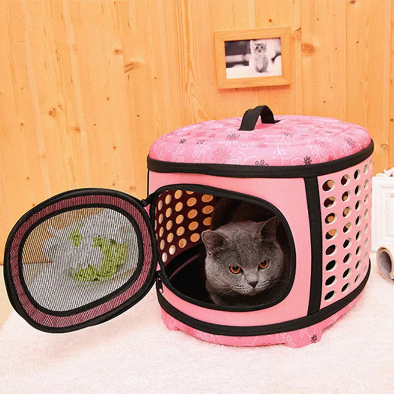 Breathable Pet Carrier Backpack for Cats and Small Dogs