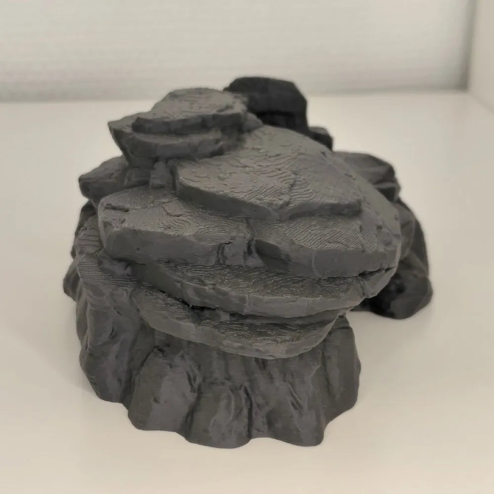 Realistic 3D Rockery Ornament for Aquarium Fish Tanks