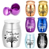 Aluminum Memorial Urn with Tree of Life Design for Ashes of Humans or Pets