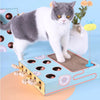 Whack-a-Mole Cat Scratching Board Toy - Interactive Fun