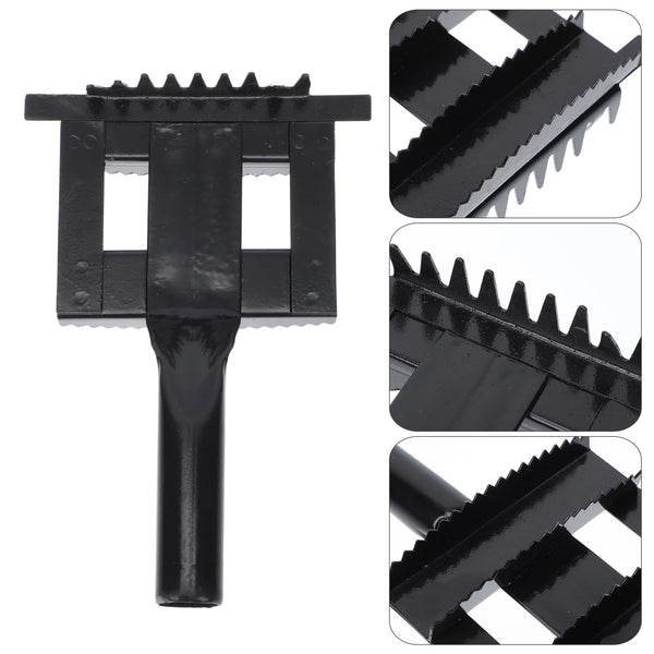 Brosse de toilettage dentelée robuste pour grands animaux