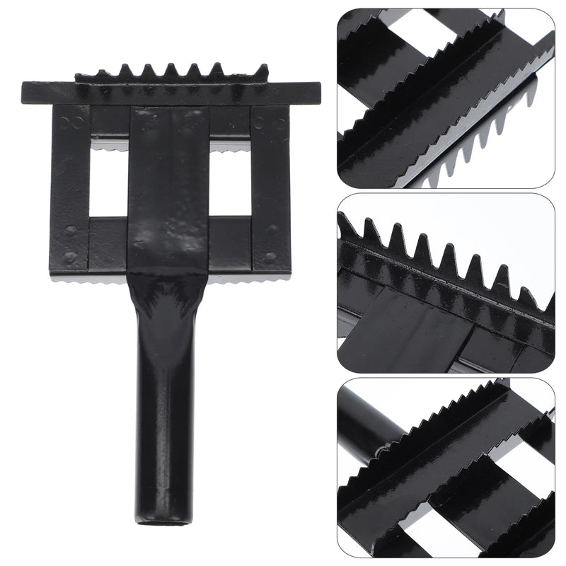 Brosse de toilettage dentelée robuste pour grands animaux