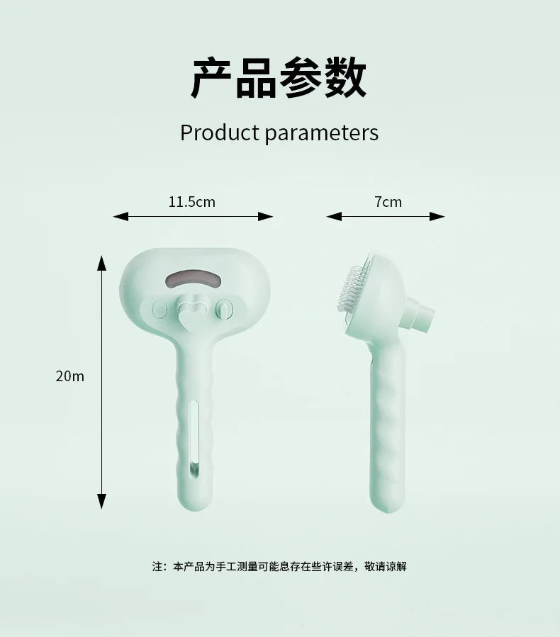 Upgraded Electric Pet Grooming Comb with Steam for Dogs and Cats