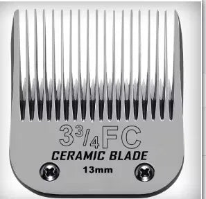 Ceramic Pet Grooming Blade Set for Andis, Oster, and Wahl Clippers