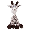Corduroy Squeaky Plush Dog Toy - Bite-Resistant Animal Shapes