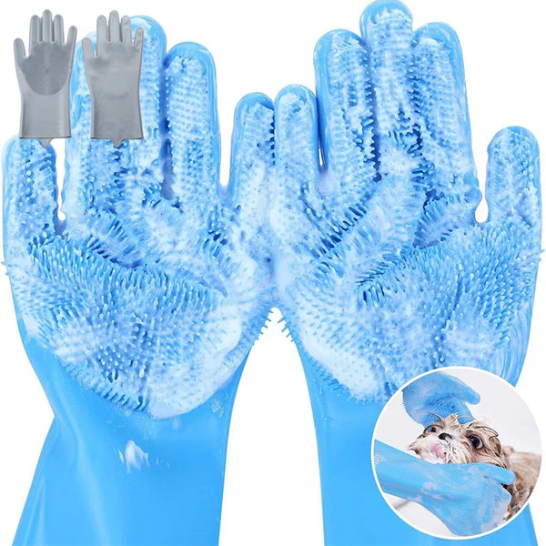Silicone Pet Grooming Gloves