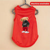 Printed Sleeveless Pet Vest for Cats and Dogs