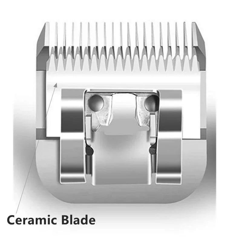 Ceramic Pet Grooming Blade Set for Andis, Oster, and Wahl Clippers