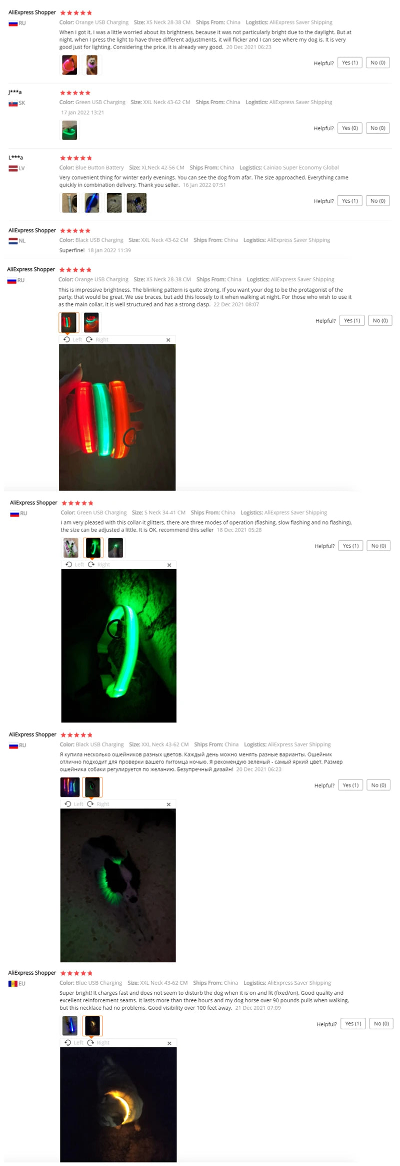 USB Charging Glowing Dog Collar with Pendant - Night Safety