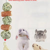 Natural Grass Woven Hanging Chew Toy for Small Pets