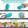 Portable 2-in-1 Dog Drinking Bottle with Collapsible Silicone Bowl