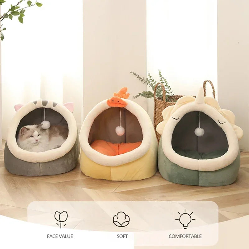 Cama Reposera para Gatos con Diseño de Tienda