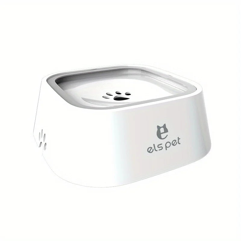 Spill-Resistant Slow Water Feeder Bowl for Dogs