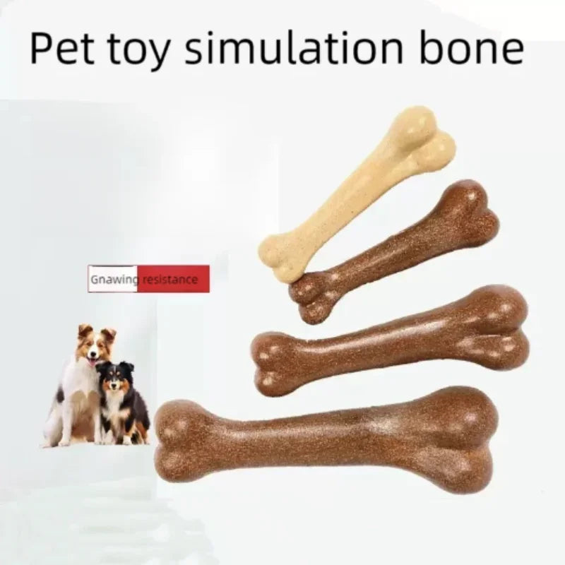 Durable Wooden Dog Chew Bone Toy for Aggressive Chewers