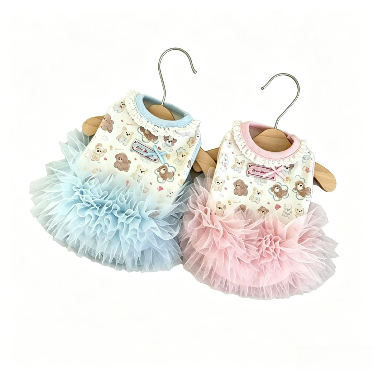 Cute Bow Pet Dress for Small Dogs – Breathable Summer Skirt
