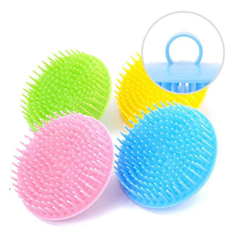 Soft Silicone Scalp Massage Brush for Hair Washing