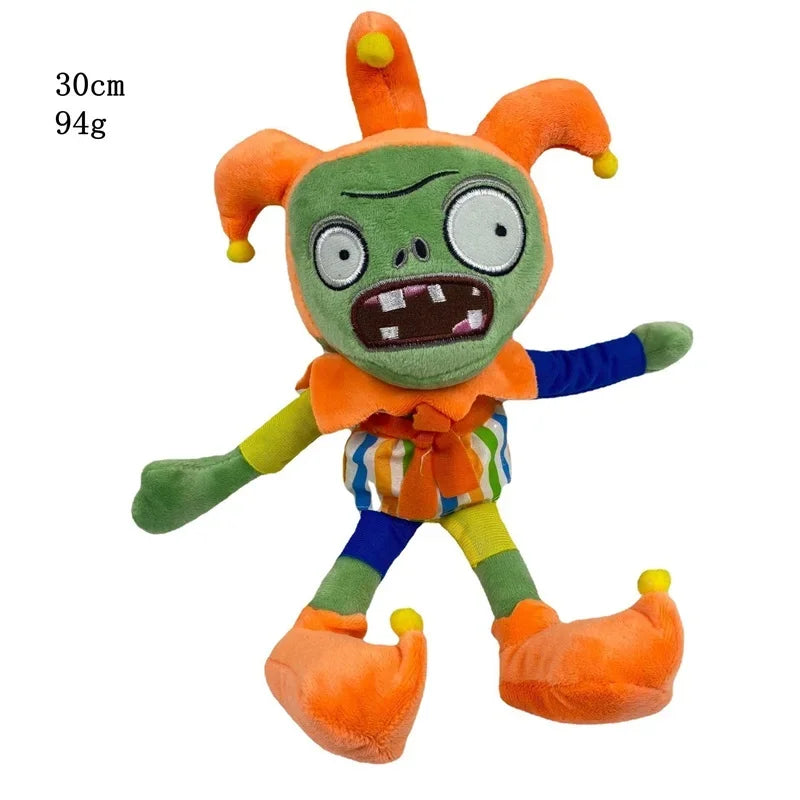 An orange and green Gargantuar plush toy measuring 30 cm and weighing 94g.