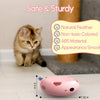 Jouet interactif intelligent pour chat avec plumes mobiles