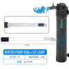 Filtre Submersible 5-en-1 pour Aquarium avec Stérilisateur UV