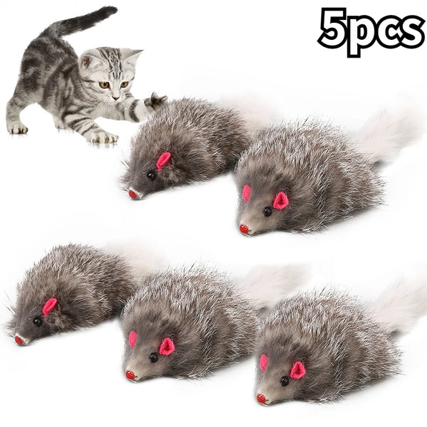 Cat Mice Toys Long Tail Plush Cat Toy