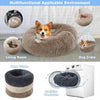 Cozy Plush Round Pet Bed for Dogs and Cats