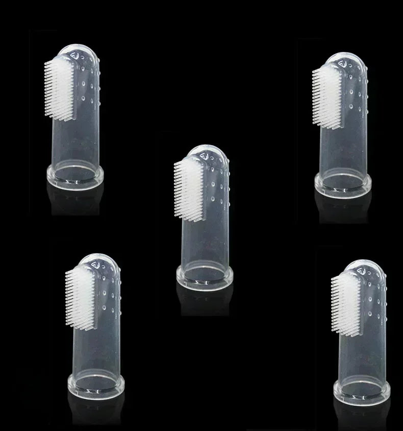 Soft Silicone Finger Toothbrush for Dogs – Gentle Teeth & Tartar Care