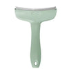 Pet Deshedding Brush with V-Tooth Comb - Gentle Undercoat Rake for Dogs & Cats