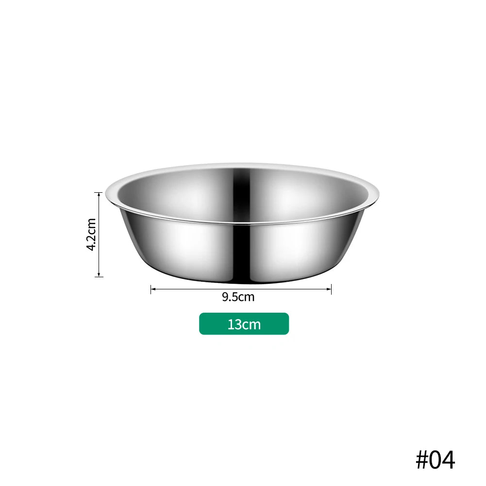 Stainless Steel Pet Food Bowl for Dogs and Cats