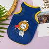 Breathable Mesh Pet Vest with Cute Cartoon Print